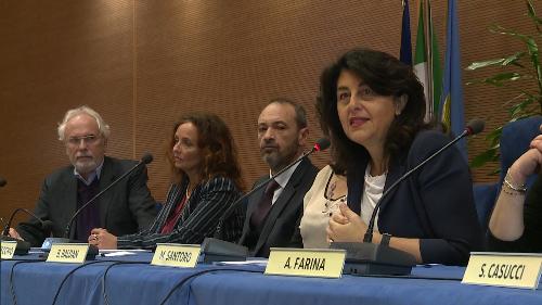 Mariagrazia Santoro (Assessore regionale Infrastrutture e Territorio) interviene al convegno dedicato a cura e salvaguardia degli alberi monumentali - Udine 28/10/2017